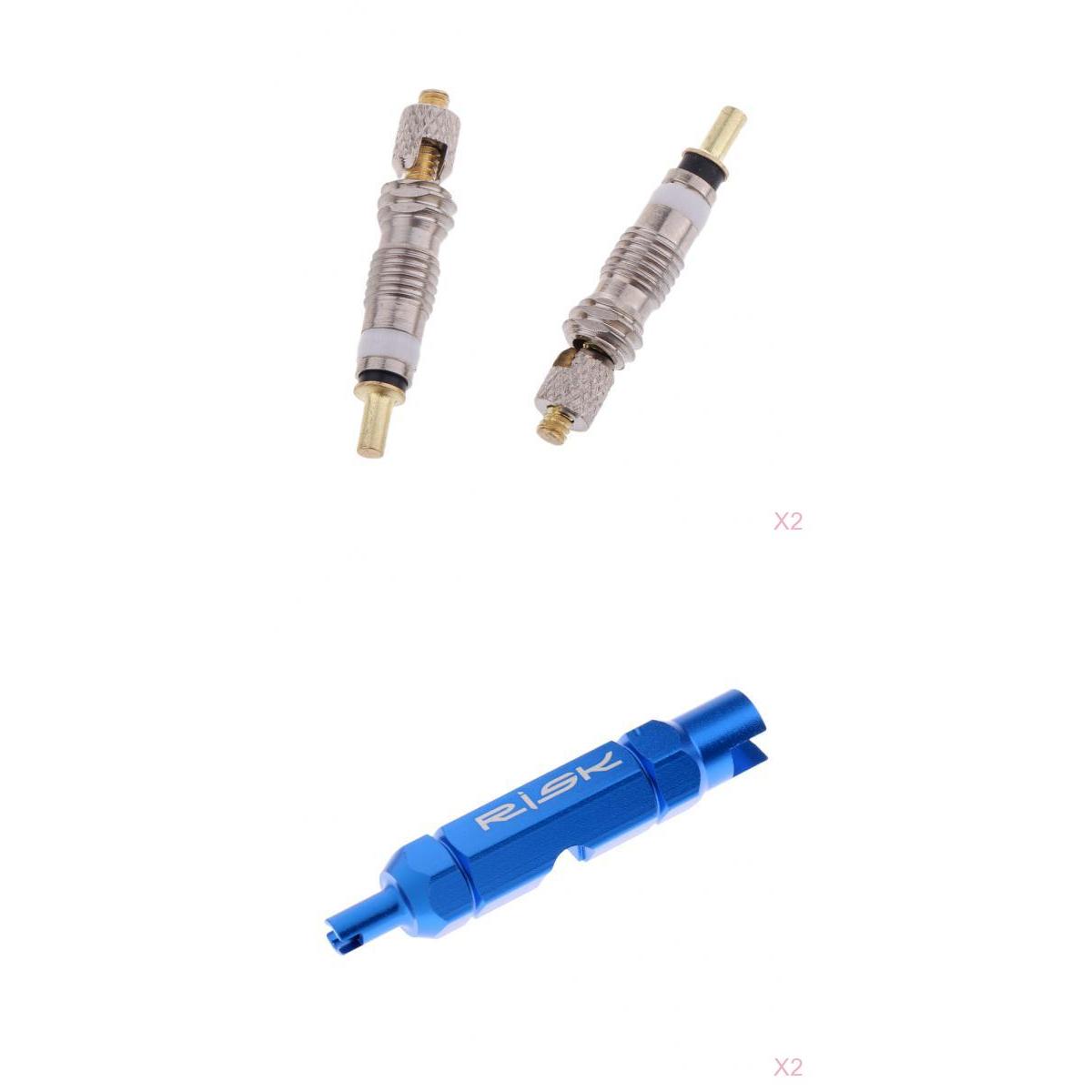 Tubeless Valve Core - Easy Install Presta Valve Core Copper