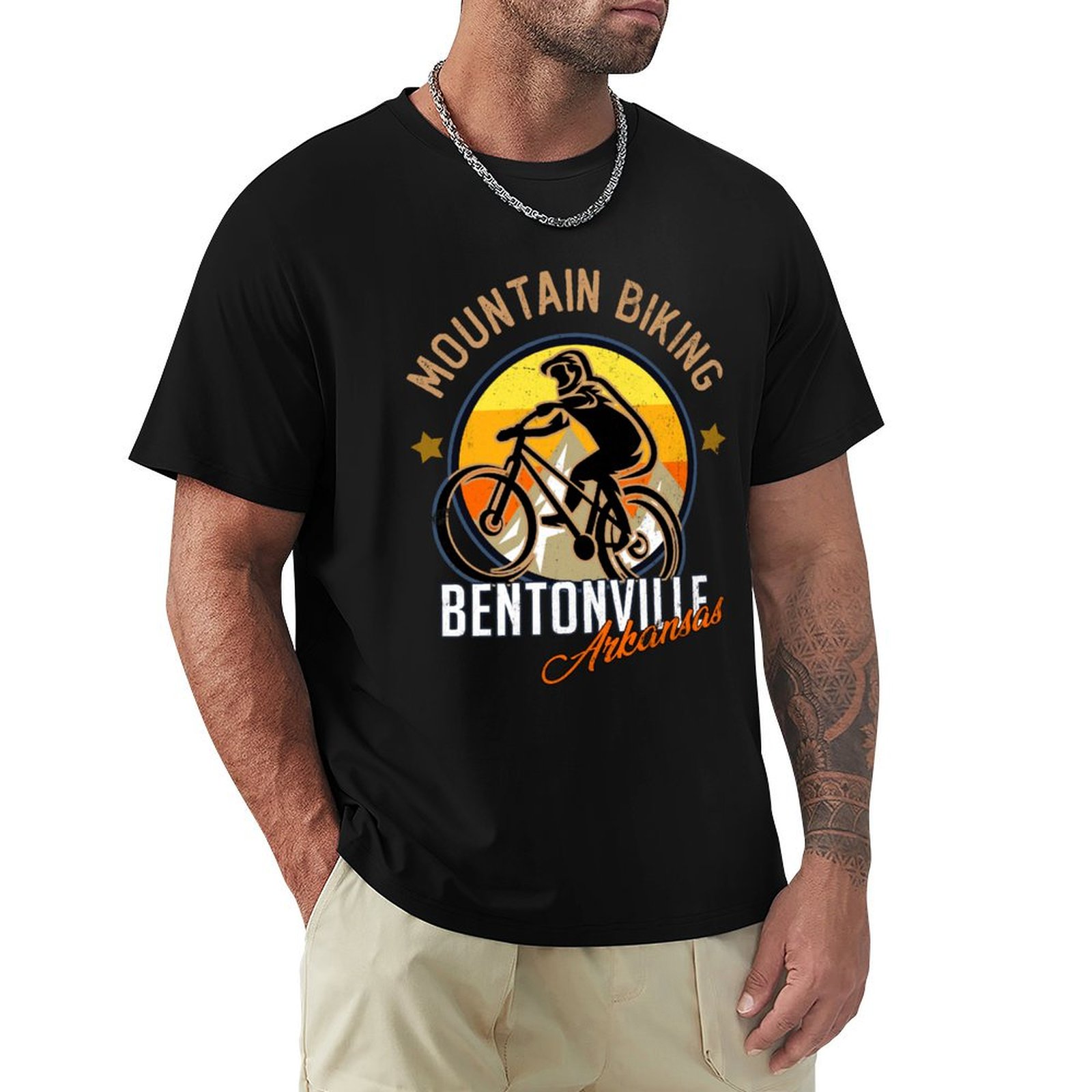 Mountain Biking Arkansas - bentonville arkansas mountain biking T-Shirt Sweat