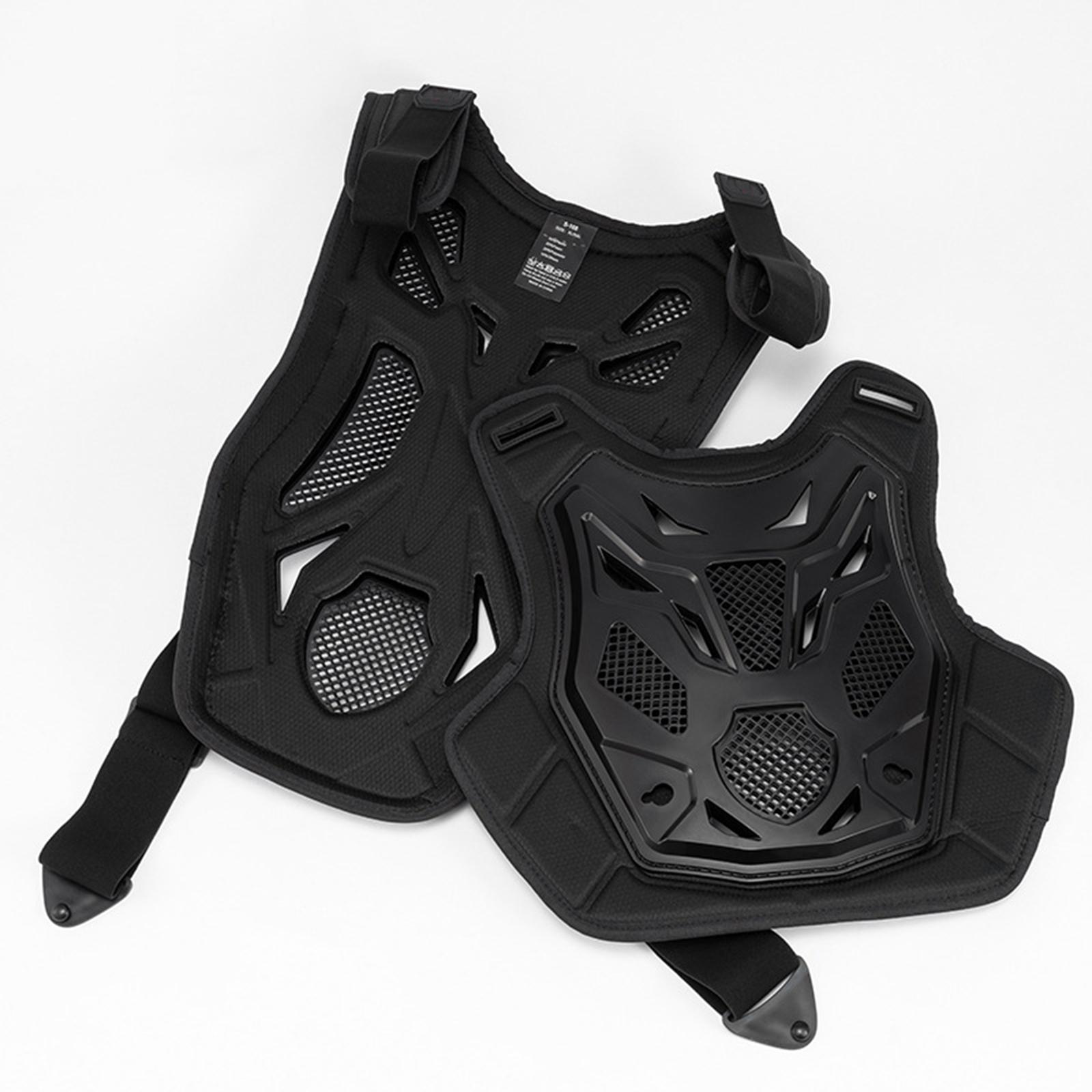 Mountain Biking Chest Protector - Motocross Chest Protector Adjustable Sturdy Professional