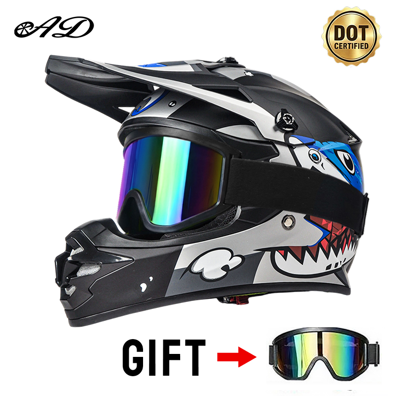 Mountain Biking For Kids - Dot Certified Children's Motorcycle Helmets Suitable