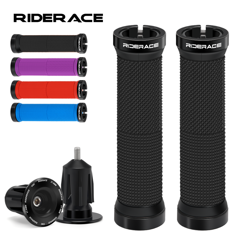 Mtb Grip Lock On - 1Pair Bike Grip With End Cap
