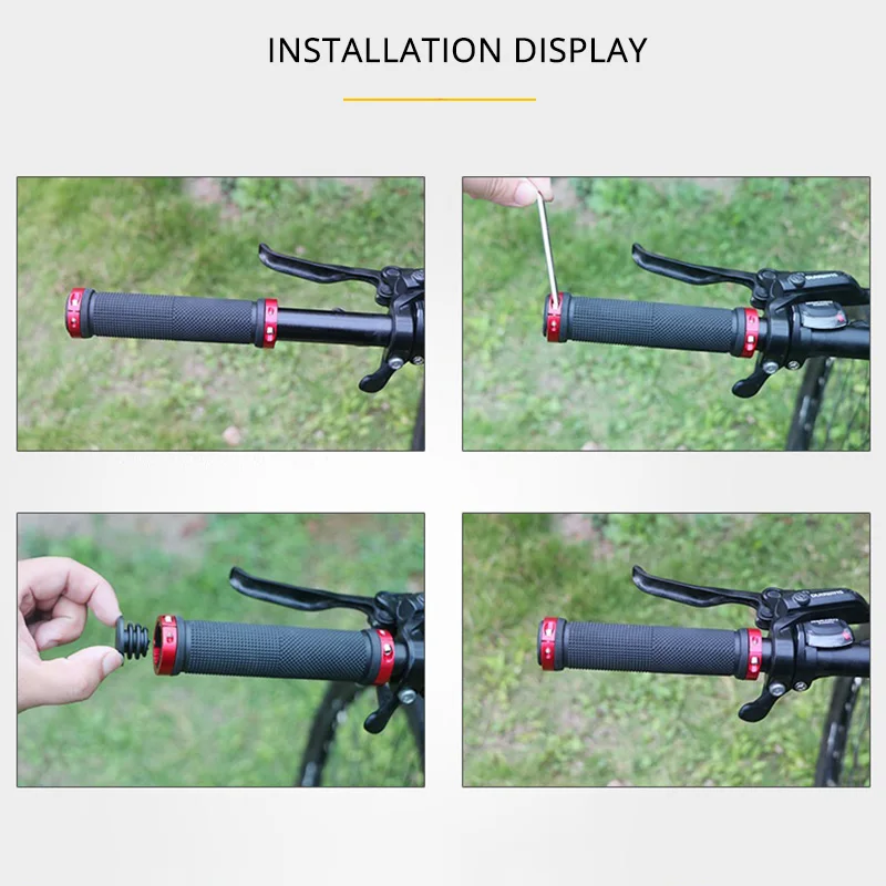MTB Bicycle Handlebar Grip Rub - Mtb Grip Lock On ulasan dan harga