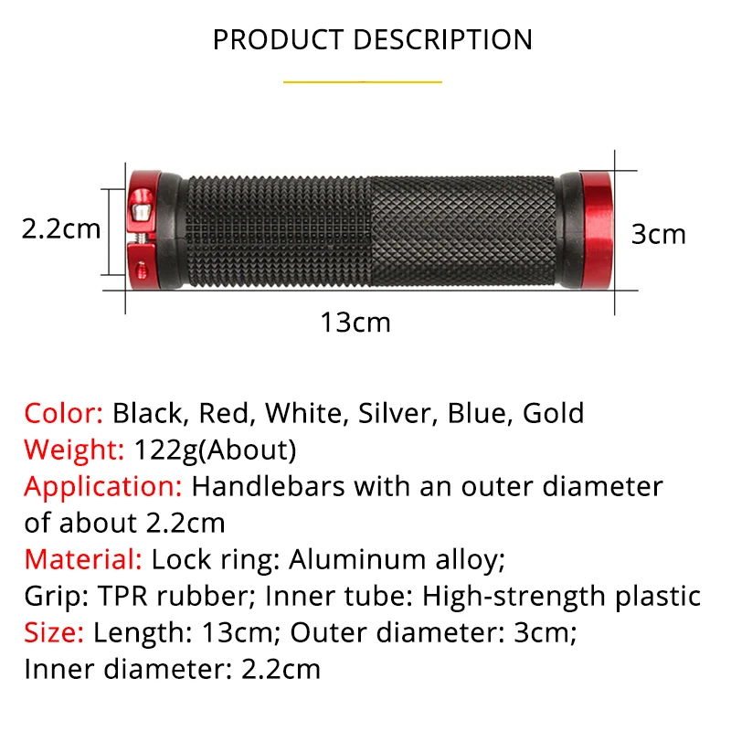 MTB Bicycle Handlebar Grip Rub - Mtb Grip Lock On ulasan dan harga