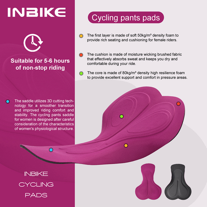 INBIKE Women's Bike Shorts Pad - Mountain Biking Pants Women ulasan dan harga
