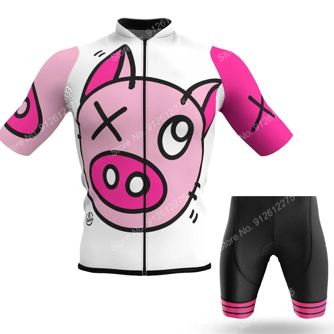 Set Cartoon Comic Pig 2023 Cyc - Mountain Biking Clothes ulasan dan harga