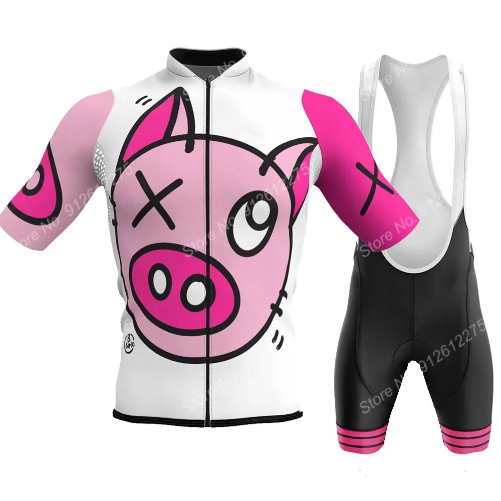 Set Cartoon Comic Pig 2023 Cyc - Mountain Biking Clothes ulasan dan harga