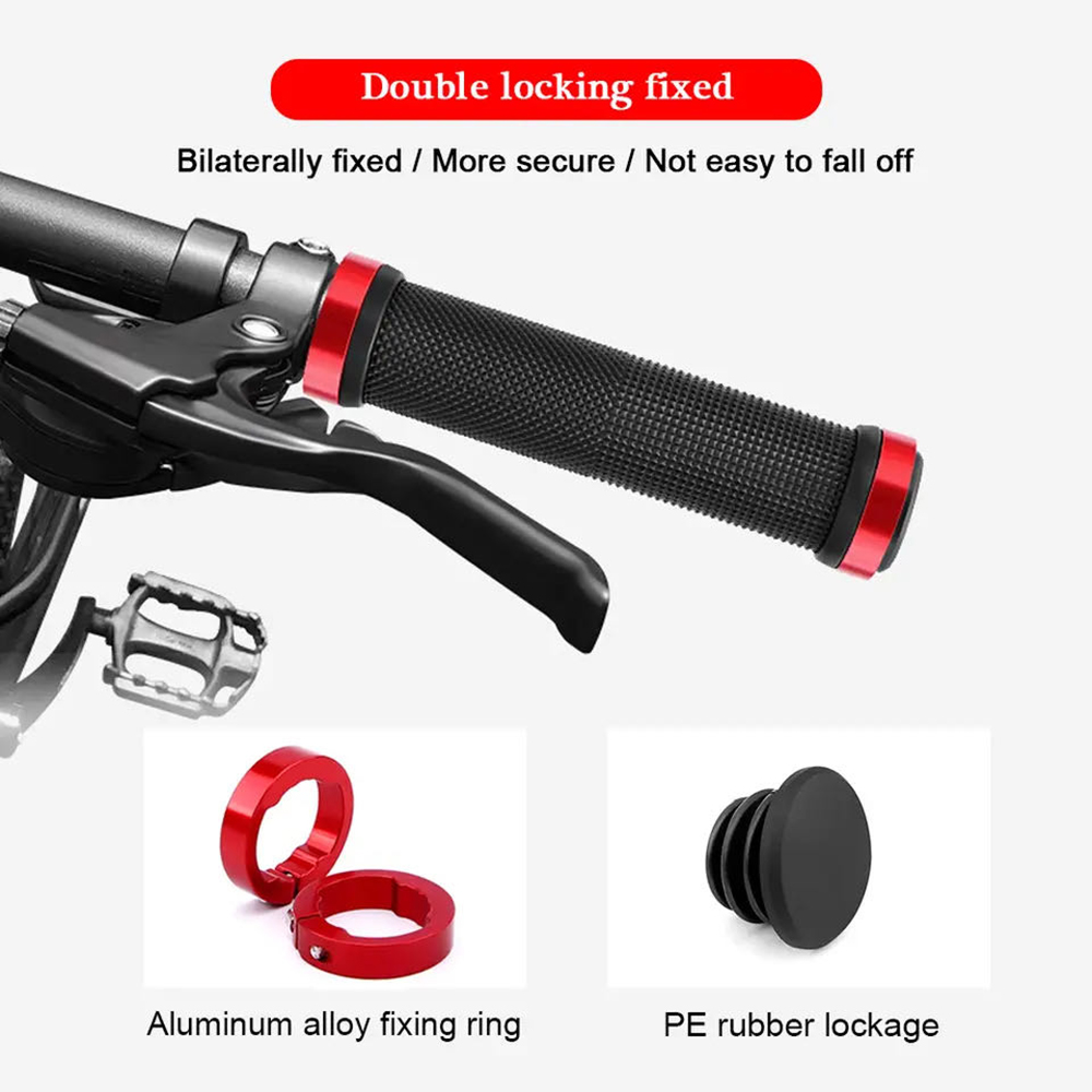 Bicycle Rubber Grips MTB Alloy - Mtb Grip Lock On ulasan dan harga