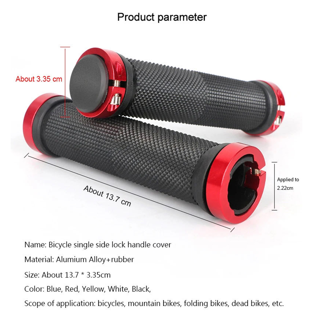 Bicycle Rubber Grips MTB Alloy - Mtb Grip Lock On ulasan dan harga