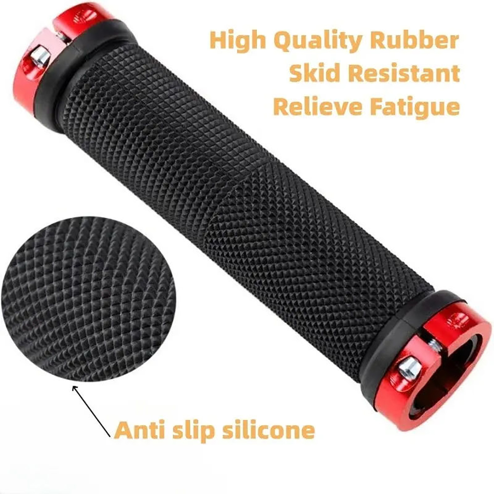 Bicycle Rubber Grips MTB Alloy - Mtb Grip Lock On ulasan dan harga