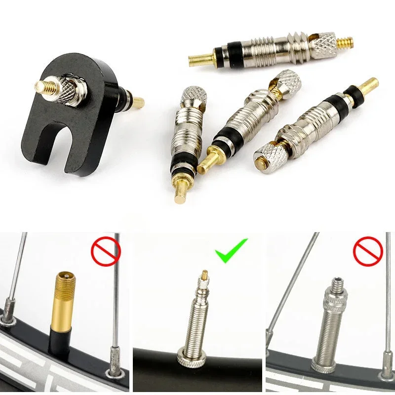 2/6/12pcs Bicycle Removable Pr - Tubeless Valve Core ulasan dan harga