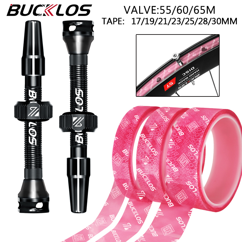 BUCKLOS 55/60/65MM Bike Tubele - Tubeless Valve Core ulasan dan harga