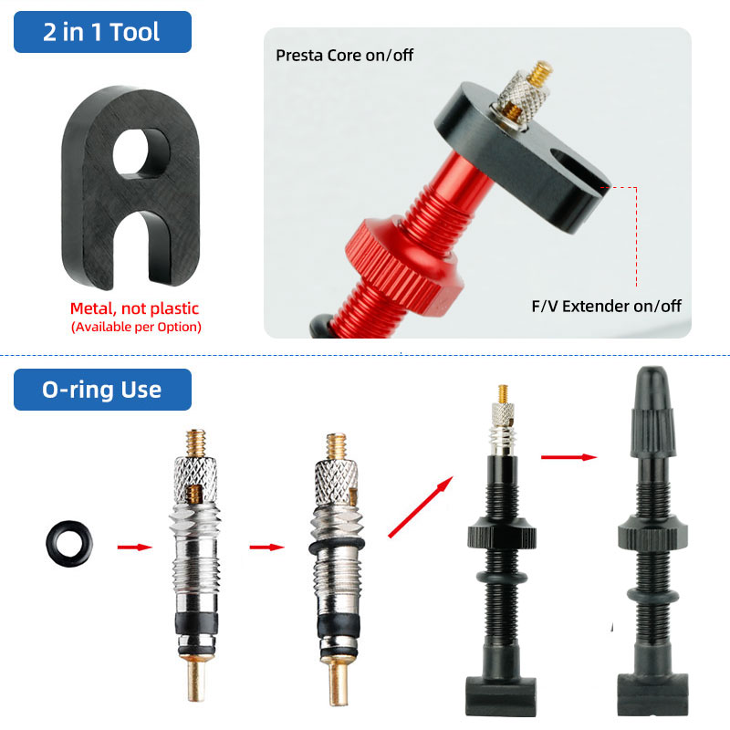 Deemount Presta Valve Core Bra - Tubeless Valve Core ulasan dan harga