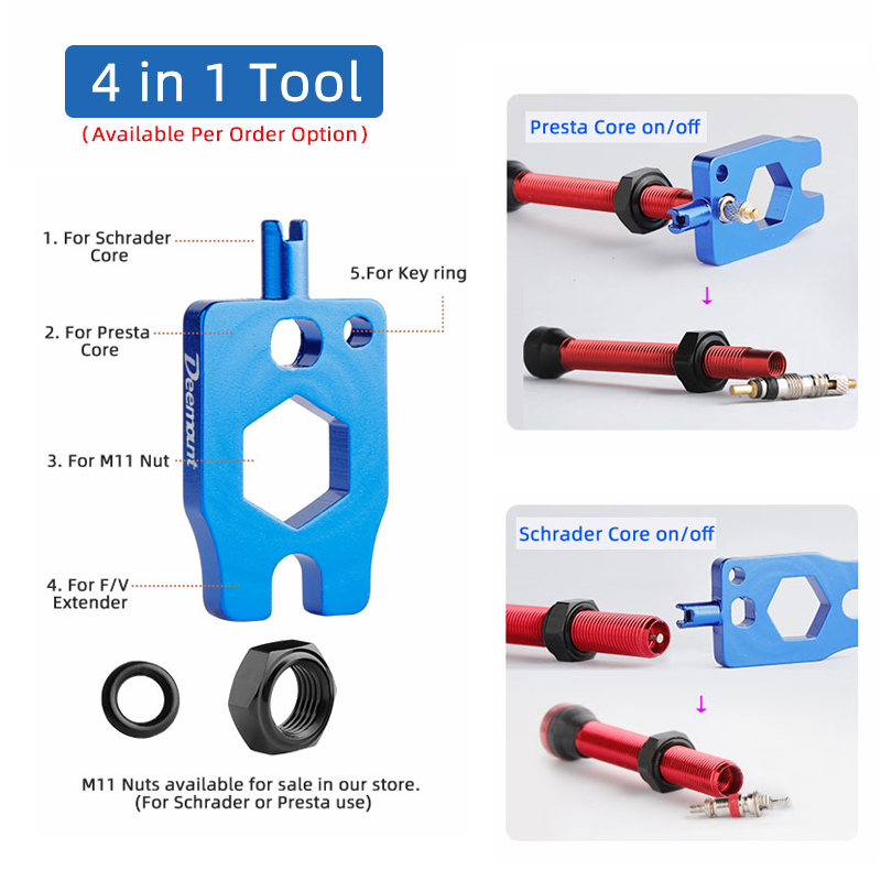 Deemount Presta Valve Core Bra - Tubeless Valve Core ulasan dan harga