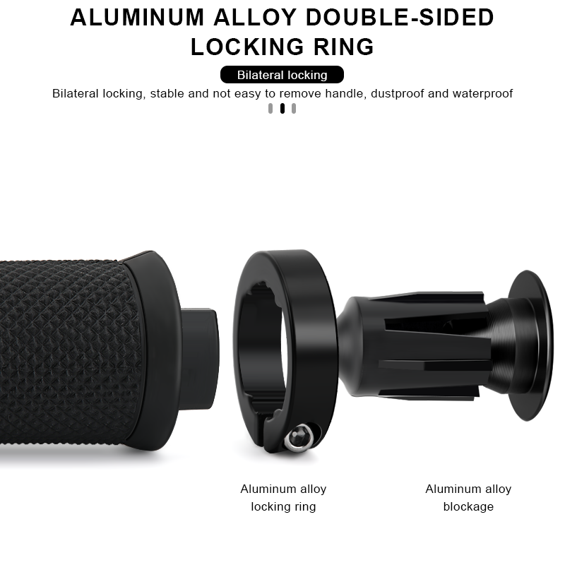 1Pair Bike Grip With End Cap F - Mtb Grip Lock On ulasan dan harga