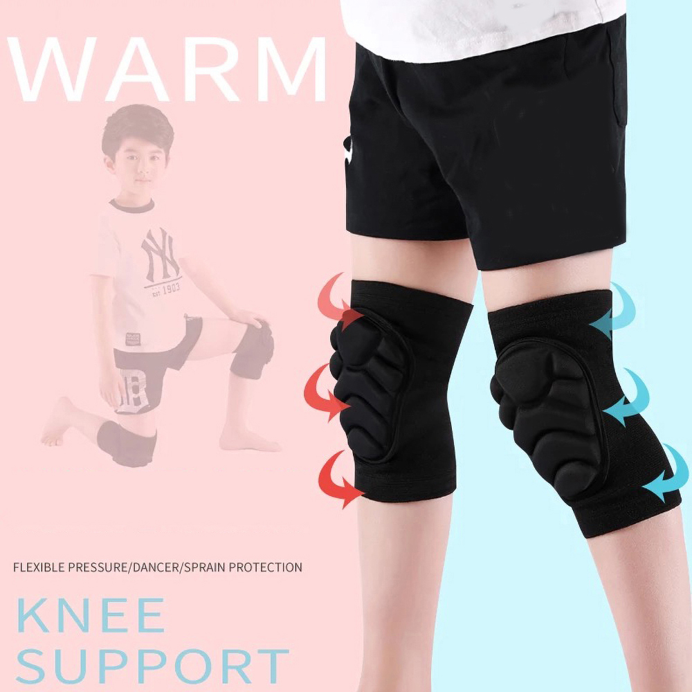 1Pair Thick Sponge Knee Pads E - Mountain Biking Knee Pads ulasan dan harga
