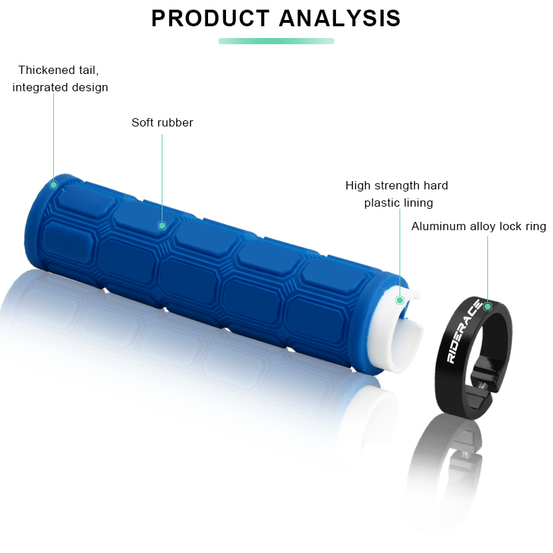 RIDERACE Bicycle Handle Bar Co - Mtb Grip Lock On ulasan dan harga